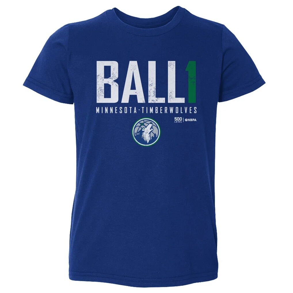 LaMelo Ball Minnesota Timberwolves 500 Level Toddler Elite T-Shirt - Royal