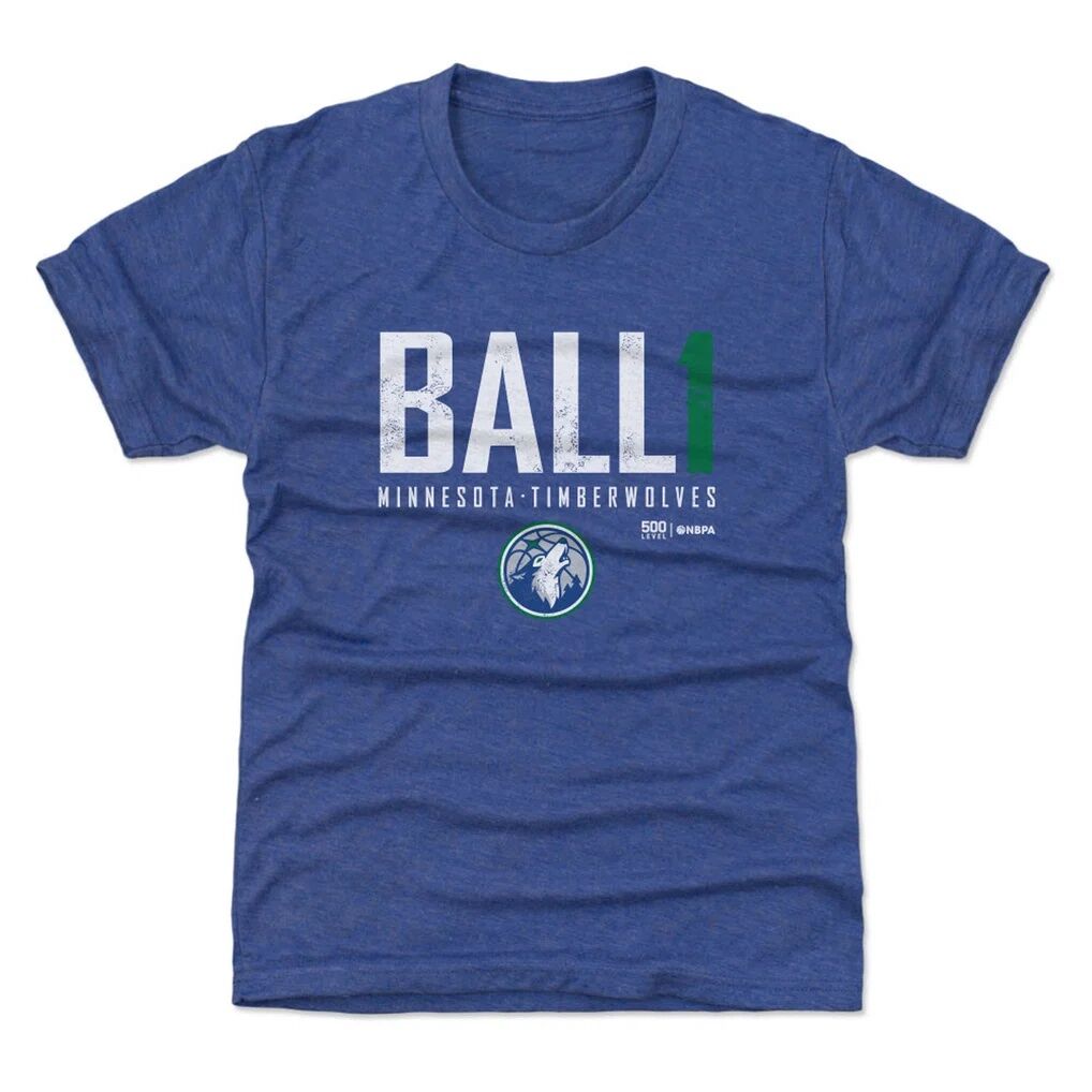 LaMelo Ball Minnesota Timberwolves 500 Level Youth Elite T-Shirt - Royal