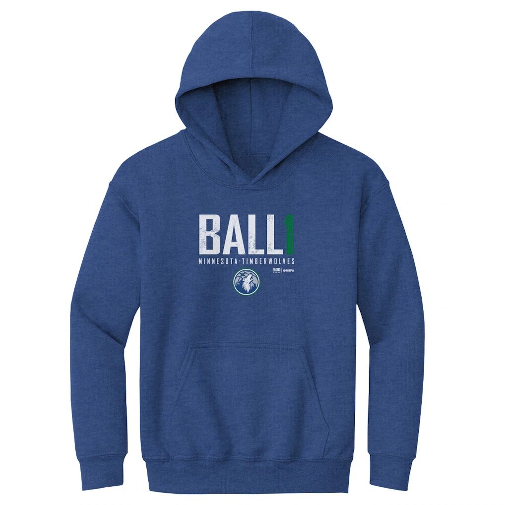 LaMelo Ball Minnesota Timberwolves 500 Level Youth Elite Hoodie - Heather Royal