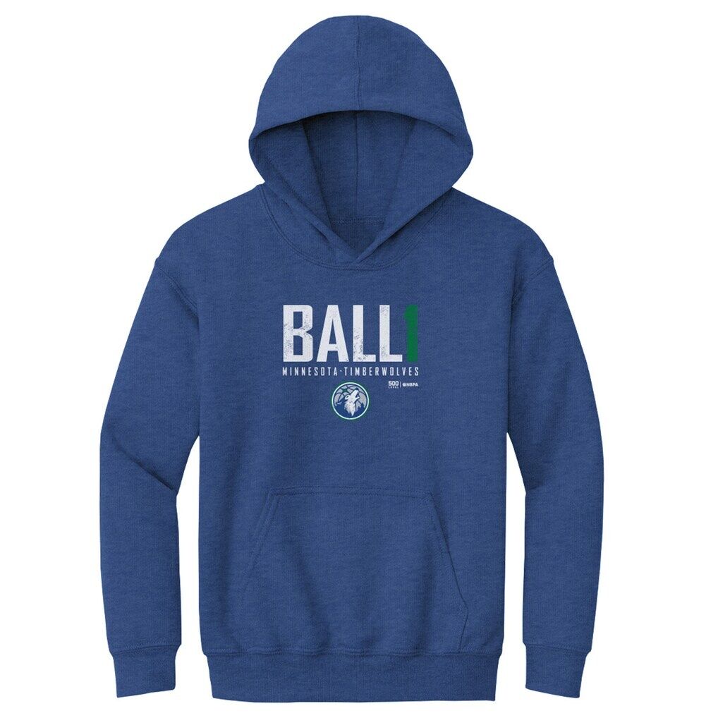 LaMelo Ball Minnesota Timberwolves 500 Level Youth Elite Hoodie - Heather Royal