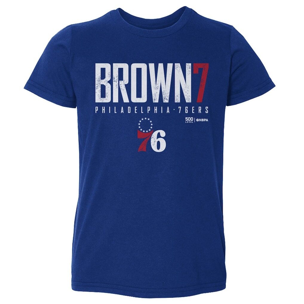 Jaylen Brown Philadelphia 76ers 500 Level Toddler Elite T-Shirt - Royal