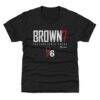 Jaylen Brown Philadelphia 76ers 500 Level Youth Elite T-Shirt - Black - Back View