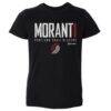 Ja Morant Portland Trail Blazers 500 Level Toddler Elite T-Shirt - Black - Back View