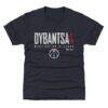 AJ Dybantsa Washington Wizards 500 Level Youth Elite T-Shirt - Navy - Back View