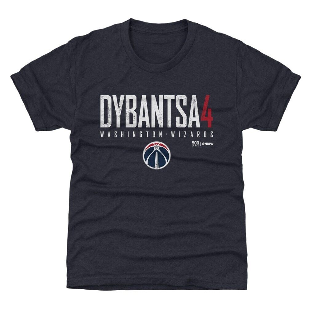 AJ Dybantsa Washington Wizards 500 Level Youth Elite T-Shirt