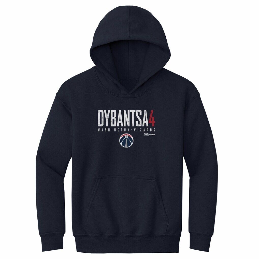 AJ Dybantsa Washington Wizards 500 Level Youth Elite Hoodie