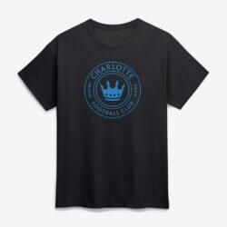 Charlotte FC Monotone T-Shirt - Black - Front View
