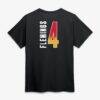 Kingston Flemings Atlanta Hawks Big & Tall Home Court Pop Name & Number T-Shirt - Black - Detail View