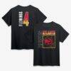 Kingston Flemings Atlanta Hawks Home Court Pop Name & Number T-Shirt - Black - Front View