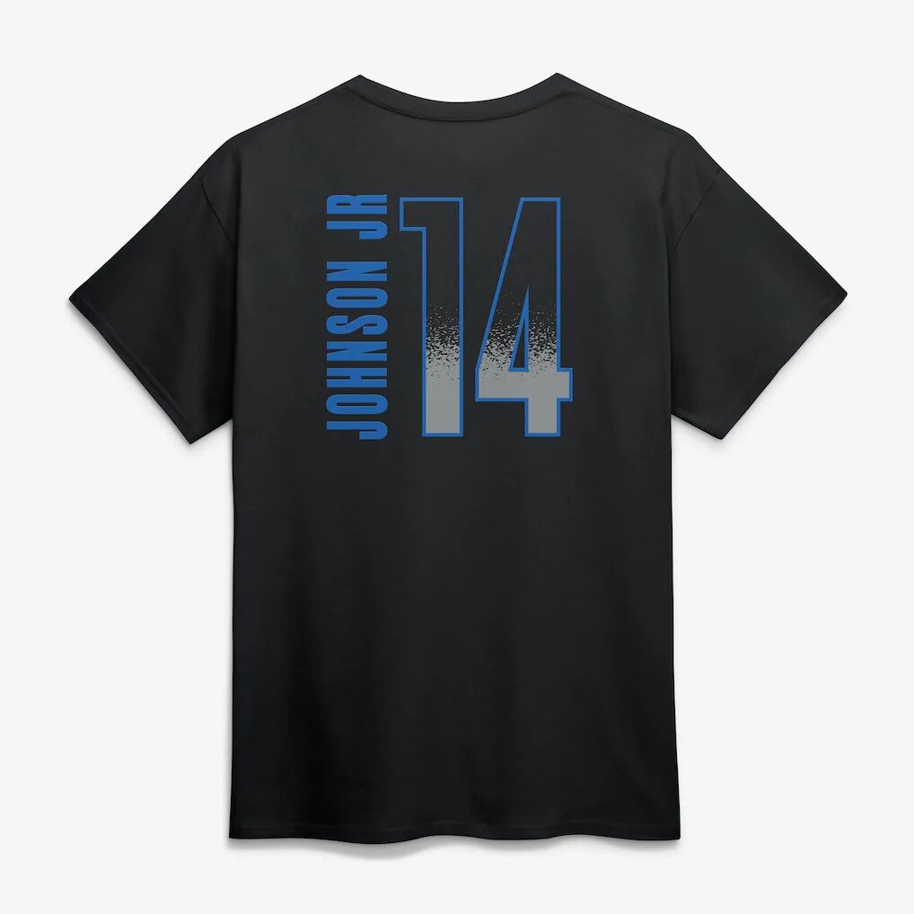 Morez Johnson Jr. Dallas Mavericks Big & Tall Home Court Pop Name & Number T-Shirt