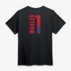 Keaton Wagler LA Clippers Home Court Pop Name & Number T-Shirt - Black - Detail View
