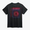 Keaton Wagler LA Clippers Home Court Pop Name & Number T-Shirt - Black - Side View