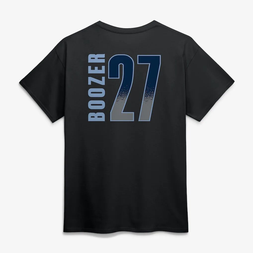 Cameron Boozer Memphis Grizzlies  Home Court Pop Name & Number T-Shirt