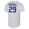 Tarik Skubal Los Angeles Dodgers Nike Youth Home Replica Jersey - White - Detail View