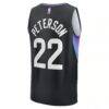 Darryn Peterson Utah Jazz Fashion7 Youth Fast Break Replica Jersey - Black - - Detail View