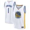 Yaxel Lendeborg Golden State Warriors Fashion7 Youth Fast Break Replica Jersey - White - - Front View