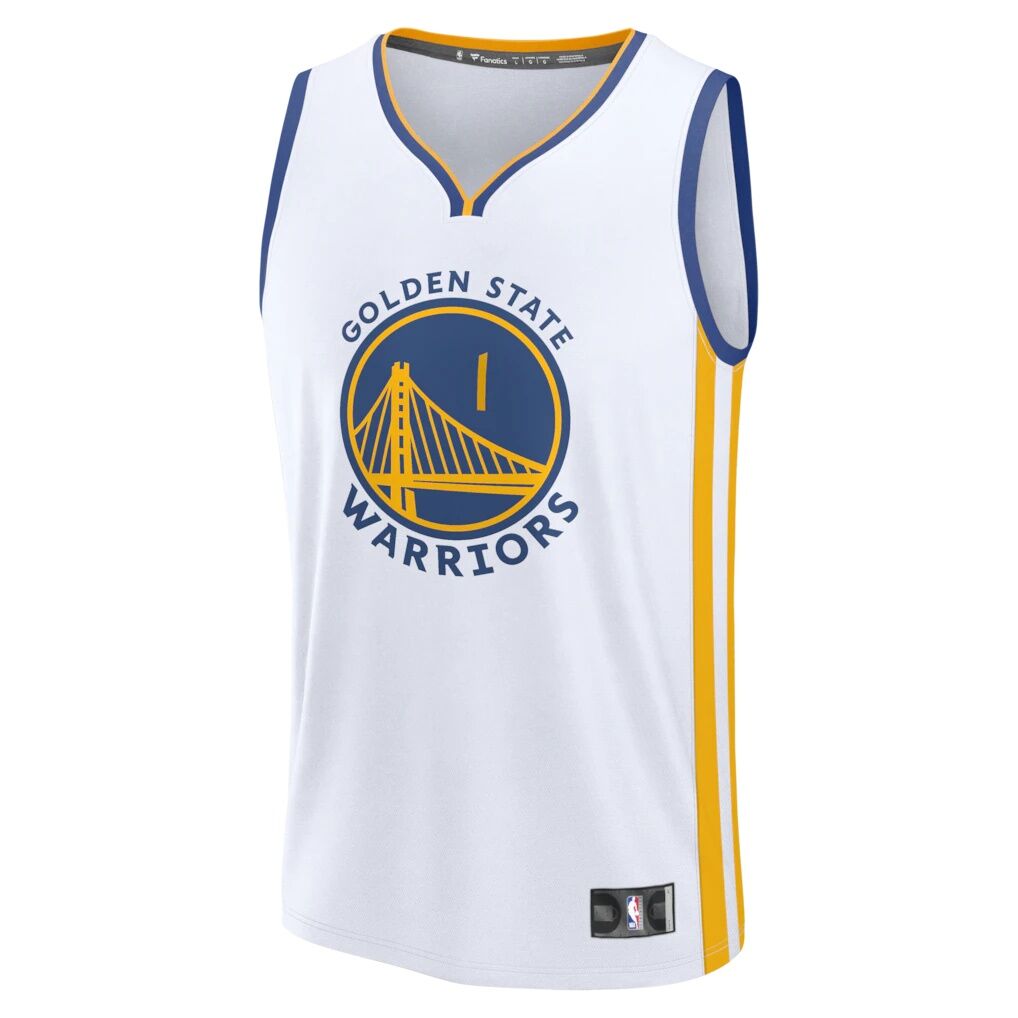Yaxel Lendeborg Golden State Warriors Fashion7 Youth Fast Break Replica Jersey - White - Association Edition
