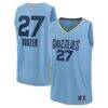 Cameron Boozer Memphis Grizzlies Fashion7 Youth Fast Break Replica Jersey - Light Blue - - Front View