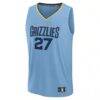 Cameron Boozer Memphis Grizzlies Fashion7 Youth Fast Break Replica Jersey - Light Blue - - Side View