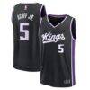 Darius Acuff Jr. Sacramento Kings Fashion7 Youth Fast Break Replica Jersey - Black - Black - Front View