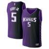 Darius Acuff Jr. Sacramento Kings Fashion7 Youth Fast Break Replica Jersey - Purple - - Front View