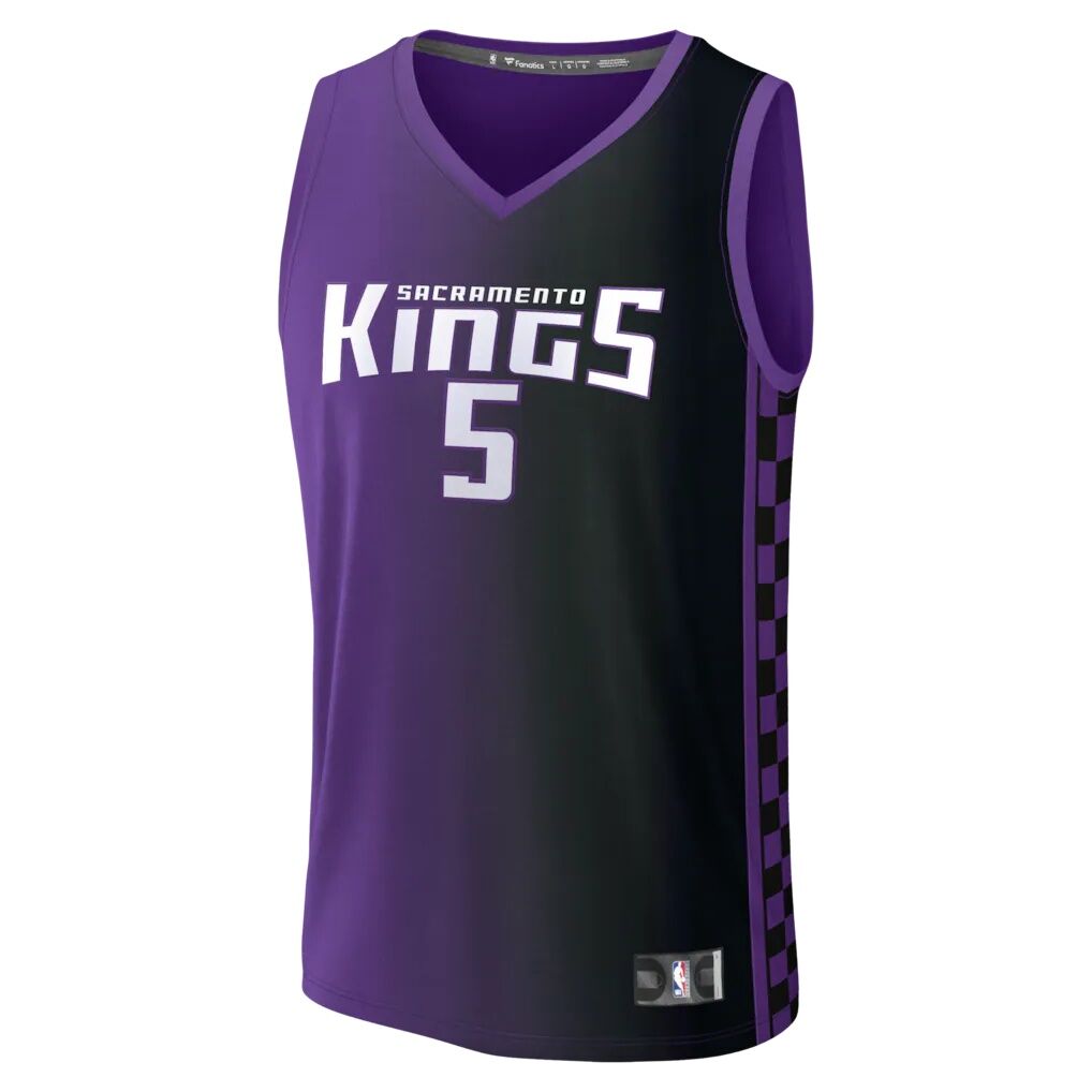 Darius Acuff Jr. Sacramento Kings Fashion7 Youth Fast Break Replica Jersey - Purple - Statement Edition