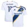 Hirving Lozano LA Galaxy adidas Youth 2026 The VeloCITY Kit Replica Jersey - White - Front View