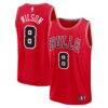 Caleb Wilson Chicago Bulls Fashion7 Youth Fast Break Replica Jersey - Red - - Front View
