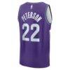 Darryn Peterson Utah Jazz Fashion7 Youth Fast Break Replica Jersey - Purple - - Detail View