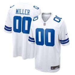 Von Miller Dallas Cowboys Nike Game Jersey - White - Front View