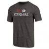 Southern Illinois Edwardsville Cougars Classic Wordmark Tri-Blend T-Shirt - Black - Side View