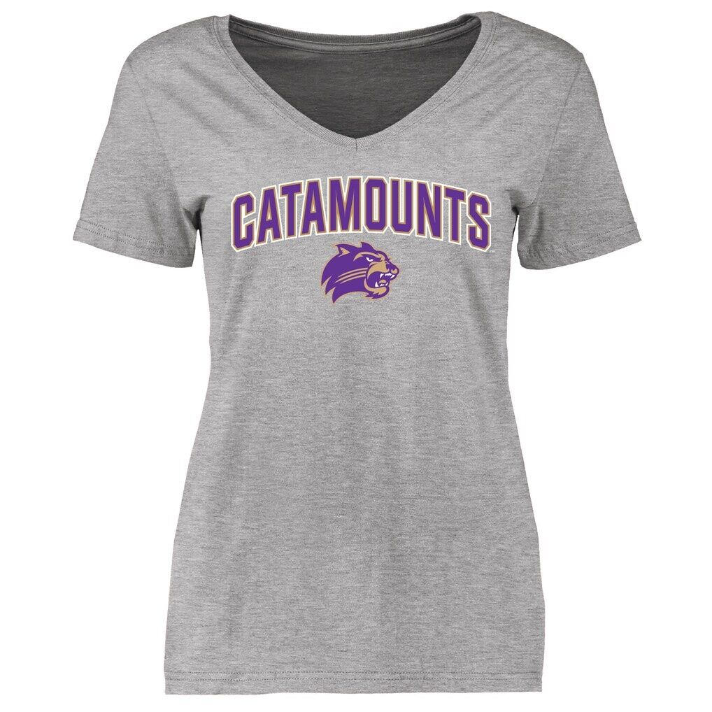 Western Carolina Catamounts Women's Proud Mascot T-Shirt - Ash