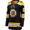 Boston Bruins Fashion7 Women's Home Breakaway Custom Jersey - Black - Side View