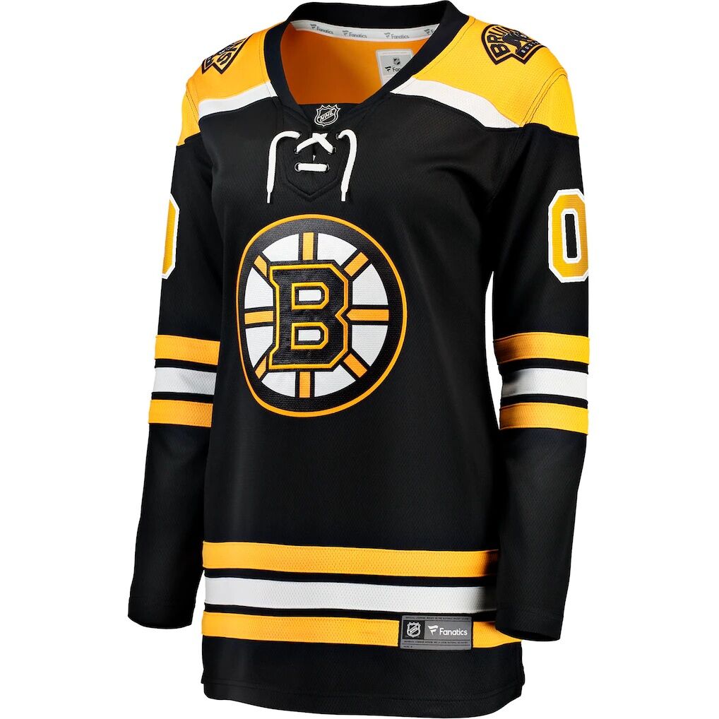 Boston Bruins Fashion7 Women's Home Breakaway Custom Jersey