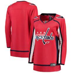 Washington Capitals Fashion7 Women's Home Breakaway Jersey - Red - Front View