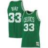 Larry Bird Boston Celtics Mitchell & Ness 1985/86 Big & Tall Hardwood Classics Swingman Jersey - - Front View