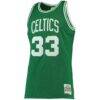 Larry Bird Boston Celtics Mitchell & Ness 1985/86 Big & Tall Hardwood Classics Swingman Jersey - - Side View