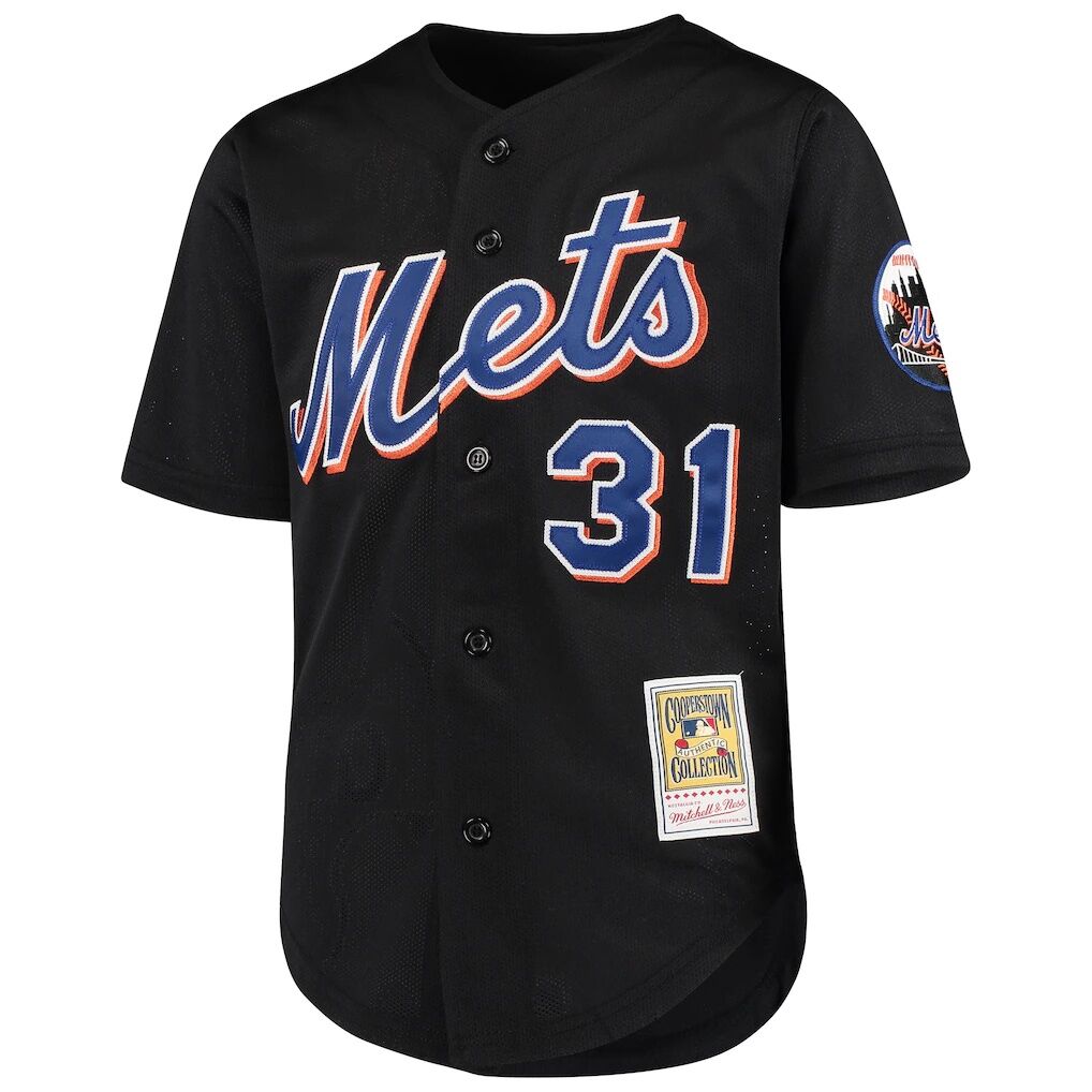 Mike Piazza New York Mets Mitchell & Ness Youth Cooperstown Collection Mesh Batting Practice Jersey