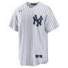 New York Yankees Nike Home Replica Team Jersey - White - Alt2