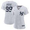 Aaron Judge New York Yankees Nike Women's Home Replica Player Jersey - White - Front View