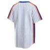 New York Mets Nike Home Cooperstown Collection Team Jersey - White - Detail View