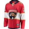 Sergei Bobrovsky Florida Panthers Fashion7 Breakaway Player Jersey - Red - Side View