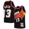 Steve Nash Phoenix Suns Mitchell & Ness Youth 1996-97 Hardwood Classics Swingman Throwback Jersey - Black - Front View