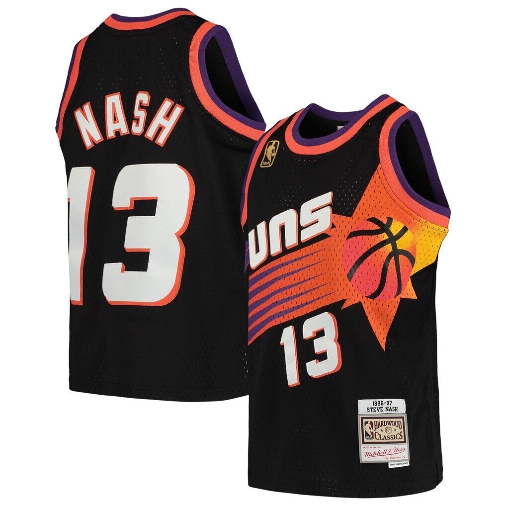 Steve Nash Phoenix Suns Mitchell & Ness Youth 1996-97 Hardwood Classics Swingman Throwback Jersey