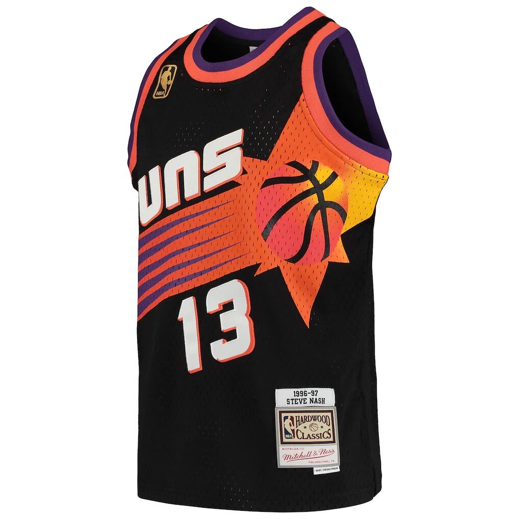 Steve Nash Phoenix Suns Mitchell & Ness Youth 1996-97 Hardwood Classics Swingman Throwback Jersey
