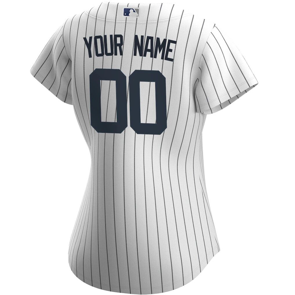 New York Yankees Nike Women's Home Replica Custom Jersey