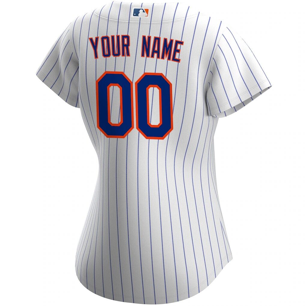 New York Mets Nike Women's Home Replica Custom Jersey