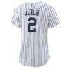Derek Jeter New York Yankees Nike Women's Home Replica Player Name Jersey - - Detail View