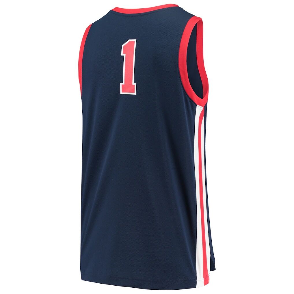 #1 Ole Miss Rebels Nike Replica Basketball Jersey