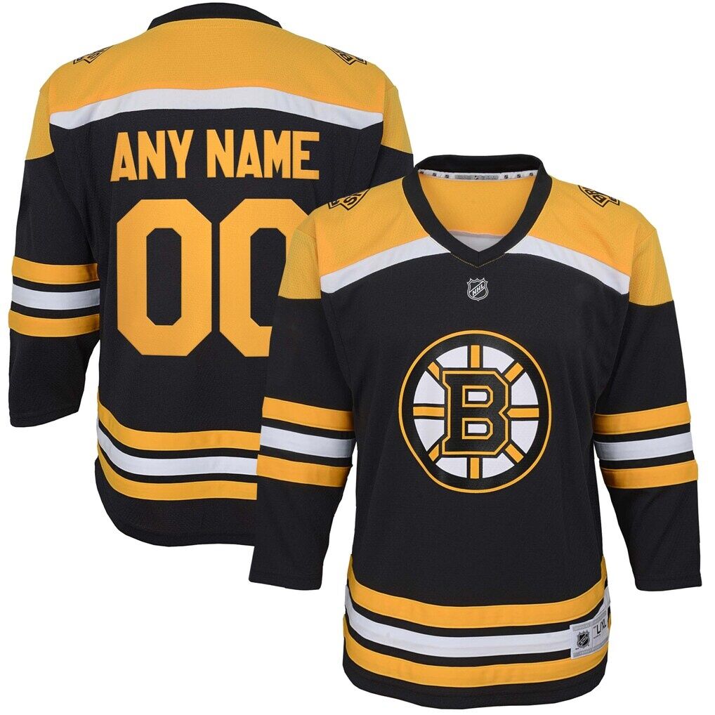 Boston Bruins Youth Home Replica Custom Jersey